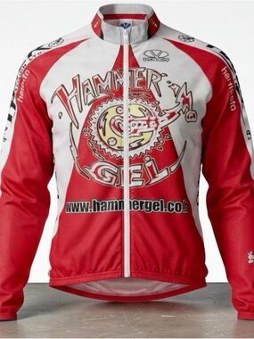 Vintage Voler Hammer Gel Cycling Wind Jacket Mens L